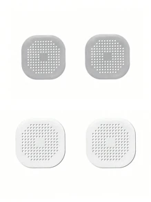 4/2/1 pieza Filtro de cabello de silicona y tapón de desagüe para bañera y ducha - Previene obstrucciones y olores.