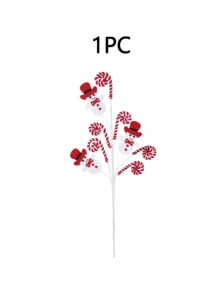 1/2/4/6 buc Crăciun roz turtă dulce om de zăpadă ramură decorare brad de Crăciun decorare turtă dulce Crăciun sărbătoare decorare casă decorațiuni de Crăciun camera decor iarnă