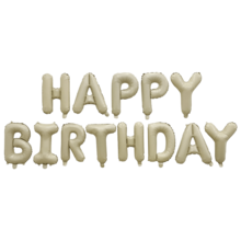 1 套 16 英寸生日快乐铝箔横幅和气球，多色可重复使用派对气球，适合生日派对、周年纪念装饰