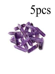 QYDCX 3/5/10 Peças Conjunto de Cristais e Pedras de Ametista Naturais para Cura, Polidos e Talhados, Pedras Preciosas Hexagonais a Granel para Equilíbrio de Energia Reiki, Chakra e Meditação, Presente de Terapia