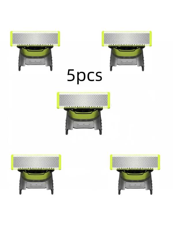 Paquete de 3 cabezales de repuesto compatibles con One Blade QP2520/QP2530/QP2620/QP2630QP2724/QP2834, color gris