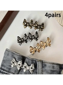 1/2/3/4/6 Pairs Butterfly Buckle Waist Cincher Removable Buckle Waist Trainer, No Sewing Required - Multicolor - View 23