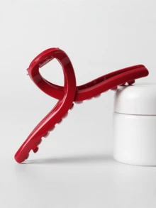 4pcs/1pc Fashionable Soft Silicone Hair Claw, Durable Anti-Fall Protective Hair Clip, Suitable For Gifts, Vacation, Photography Hair Accessories Fall Claw Clip Fashion Hair Clip Autumn Hair Clutch Winter Accessories Bows