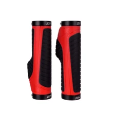 Puños de manillar de bicicleta ZTTO Ergonómicos con bloqueo, antideslizantes con tapones, Agarre de manillar de bicicleta de montaña AG-42 de aleación + goma - Multicolor - Ver 11