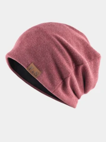 1 Stück Herren einfarbige lässige Street Hip Hop Beanie Mütze für den Herbst