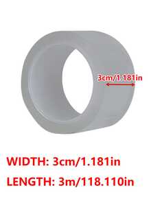 1 rolka dwustronnej taśmy Nano Strong – mocny, usuwalny klej, przezroczysty i bezśladowy, nie pozostawia śladów, nadaje się do dywanów, ramek na zdjęcia, plakatów, do domu/biura/na zewnątrz – polecana w reklamach telewizyjnych, niewidoczna naklejka do montażu na ścianie, wielokrotnego użytku, niezbędna dla entuzjastów majsterkowania