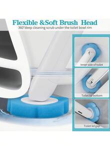 Disposable Toilet Cleaning System Kit, Storage Box And 12 Toilet Wand Replacement Heads, Disposable Toilet Brush (Includes 12 Toilet Wand Replacement Heads And Holder), Toilet Cleaning Wand, Toilet Cleaning Supplies For Deep Cleaning And Hygienic Bathroom Maintenance,Christmas,Bathroom Accessories,Home,Bedroom,Bathroom Storage,Toilet Brush