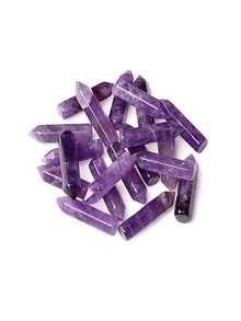 QYDCX 3/5/10 Peças Conjunto de Cristais e Pedras de Ametista Naturais para Cura, Polidos e Talhados, Pedras Preciosas Hexagonais a Granel para Equilíbrio de Energia Reiki, Chakra e Meditação, Presente de Terapia