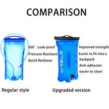 WRELS 1L/1.5L/2L/3L Large - Capacity Foldable Water Bladder - That Can Be Carried By Hand Or On The Back, For Biking, Hiking, Running And Traveling