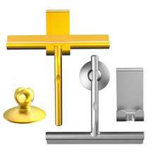 1pc Silicone Squeegee For Shower Glass Doors, Living Room Floor Tabletop Cleaning Cleaner Cleaning Squeegee - Perfect For Home And Commercial Use, Home Bathroom Floor Mirror Cleaner, Silicone Shower Squeegee, Cleaning Tool For Home, Kitchen, Bathroom & Car - Multicolor - View 3