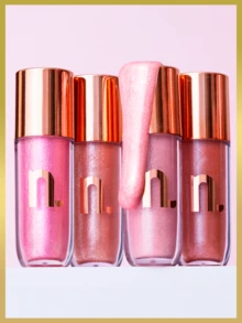 Instant Glow Lip Gloss 4ml Nina Make Up - thạch anh hồng - Xem 5