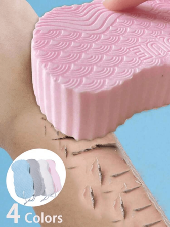 1pc Bathroom Scrubbing Sponge, Dead Skin Scrubbing Towel, Painless Scrubbing Sponge, Painless Cleaning Sponge, Bathing Ball, Summer Accessory, Soft Bathing Sponge Suitable For Adults Without Skin Irritation (Color Random)