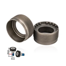 ZTTO 方孔自行车中轴，BSA80x142 BB96 100x155 100x177mm，适用于方孔曲柄组、胖胎车、雪地车曲柄组配件 - 彩色 - 查看 4