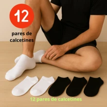 Blanco y azul marino