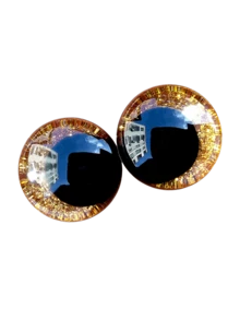 16pcs 14mm 3d Sparkling Safety Eyeballs, Diy Eyes For Crochet, With Bowl Washers, Moon Crochet Amigurumi Eyeballs, For Crochet Animal Craft Eyeballs, Plush Crochet Eyeballs For Craft Halloween Decorations - Multicolor - View 15