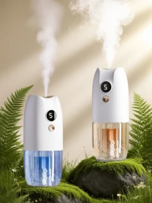 جهاز نشر العطور الكهربائي الأبيض، جهاز نشر الروائح الكهربائي، رشاش عطور أوتوماتيكي، يمكن وضعه في غرفة المعيشة والمكتب والنوم والحمام والسيارة. يأتي مع 6 خيارات من الروائح للاختيار منها. وضع الدمج الأول (2 زجاجة معطر هواء)، وضع الدمج الثاني (1 جهاز + 1 زجاجة معطر هواء)، وضع الدمج الثالث (1 جهاز + 2 زجاجة معطر هواء)، وضع الدمج الرابع (2 أجهزة + 3 زجاجات معطر هواء)