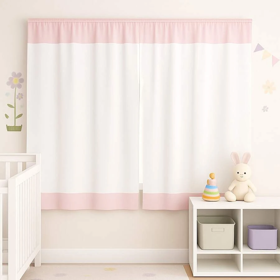 Curtains - Màu Hồng baby - Xem 1