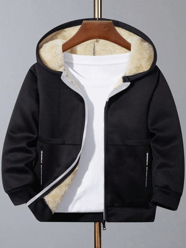 Chaqueta casual con capucha de poliéster, adecuada para deportes, de manga larga, tela ligera, con estilo de jugador de baloncesto, para otoño/invierno, moda para niños y adolescentes, actividades al aire libre