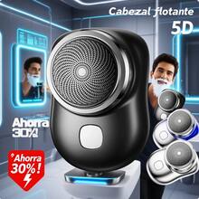 Mini Afeitadora eléctrica para hombre, Afeitadora eléctrica en seco y húmedo, Afeitadora eléctrica portátil de bolsillo, herramientas de batería inteligentes portátiles para exteriores - Multicolor - Ver 10