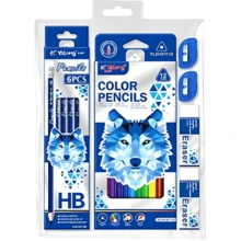 Conjunto de Papelería Completo, Práctico y Multifuncional – Incluye Artículos Esenciales de Alta Calidad para Escuela, Oficina y Hogar, con Herramientas de Escritura, Organización y Creatividad, Ideal para Niños, Adolescentes y Adultos, Perfecto para Tareas Escolares, Trabajo Diario, Manualidades y Proyectos Especiales - Multicolor - Ver 5