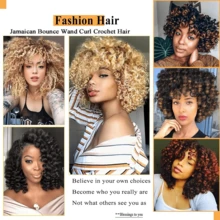 1/3/4/5 Gói Tóc xoăn móc 8 inch 80 chân Tóc móc Jamaican Bounce Tóc móc Jamaican Crochet Tóc tết móc màu Tóc xoắn móc, TGrey - Màu xám ombre - Xem 5