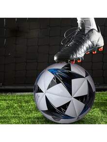 1pc No. 2 Pentagram Style Football, A Durable Football For Outdoor Training And Recreation, Backyard, Park And Beach Kicking