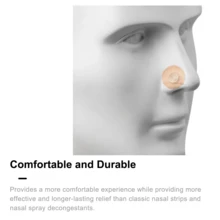 60pcs Magnetic Nose Strips, 4pcs Nose Clips And 1pc Magnetic Nose Expander, External Strips, Inhalable Strips, Magnetic Strips And Nose Expander Set, Unisex, Suitable For Sports, Home, Travel And Business Trips. An Ideal Gift For Family, Friends And Loved Ones. - 彩色 - 查看 6