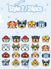 Tiệc khiêu vũ nửa mặt theo chủ đề Paw Patrol, Mặt nạ giấy hình chú chó tự làm với vẻ ngoài tinh tế và chất lượng cao - Nhiều màu - Xem 7