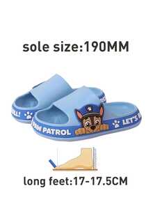 Sommerhausschuhe, blau, süßes Cartoon-Charakter-Design, mehrere Größen erhältlich, geeignet für Erwachsene und Kinder, rutschfeste Sohle, leichtes und weiches Material, konkaves Sohlendesign für Komfort, leuchtende Farben, perfekt zum Spielen drinnen/draußen, am Strand, im Pool und für den täglichen Gebrauch