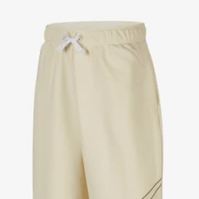 Nike Sportswear 纯色抽绳宽松休闲百搭运动裤，童款 - DV3256-113 椰奶色 - 米色 - 查看 2