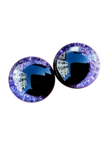 16pcs 14mm 3d Sparkling Safety Eyeballs, Diy Eyes For Crochet, With Bowl Washers, Moon Crochet Amigurumi Eyeballs, For Crochet Animal Craft Eyeballs, Plush Crochet Eyeballs For Craft Halloween Decorations - Multicolor - View 13