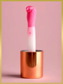 Instant Glow Lip Gloss 4ml Nina Make Up - thạch anh hồng - Xem 4