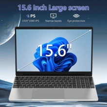 15.6" Silver Laptop, N-95 Processor, 16GB DDR4 512GB SSD, Fingerprint Recognition Unlock, Backlit Keyboard, Multiple-Ports , Preferred Gift, All-In-One Learning, Entertainment & Business - EU C Type Plug(220-240V) - View 4