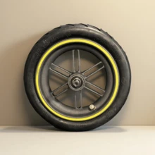 8.5 Inch Rear Rubber Wheel With Tyre For Scooter Pro Pro2 Electric Scooter Rubber Outer Tire With Inner Tube Rear Wheel For Pro Scooter Rubber Wheels 8.5 Inch Scooter Wheel Not Electrified