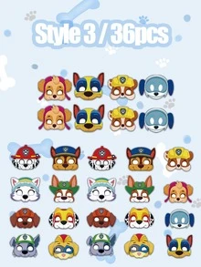 Tiệc khiêu vũ nửa mặt theo chủ đề Paw Patrol, Mặt nạ giấy hình chú chó tự làm với vẻ ngoài tinh tế và chất lượng cao - Nhiều màu - Xem 9