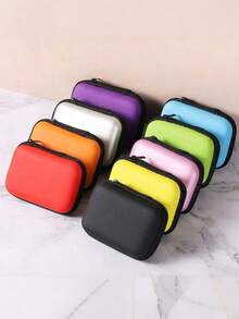 Sundries Travel Storage Bag Charging Case For Earphone Package Zipper Bag Portable Travel Cable Organizer Electronics Storagecharger Case Digital Camera Accessories - Multicolor - View 3