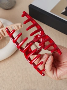 4pcs/1pc Fashionable Soft Silicone Hair Claw, Durable Anti-Fall Protective Hair Clip, Suitable For Gifts, Vacation, Photography Hair Accessories Fall Claw Clip Fashion Hair Clip Autumn Hair Clutch Winter Accessories Bows