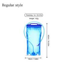 WRELS 1L/1.5L/2L/3L Large - Capacity Foldable Water Bladder - That Can Be Carried By Hand Or On The Back, For Biking, Hiking, Running And Traveling