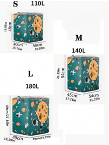 1 قطعة حقيبة تخزين خزانة من القماش، صندوق تخزين بطانيات وملابس كبير السعة من القماش غير المنسوج مزود بسحاب، مقاوم للماء والعفن، حقيبة تنظيم قابلة للطي توفر المساحة، باللون الأزرق