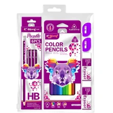 Conjunto de Papelería Completo, Práctico y Multifuncional – Incluye Artículos Esenciales de Alta Calidad para Escuela, Oficina y Hogar, con Herramientas de Escritura, Organización y Creatividad, Ideal para Niños, Adolescentes y Adultos, Perfecto para Tareas Escolares, Trabajo Diario, Manualidades y Proyectos Especiales - Multicolor - Ver 6