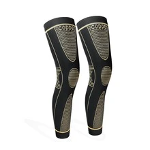 2pcs Copper Ion Sports Knee Pads & Leg Sleeves, Knee & Calf Protection For Basketball, Football, Cycling, Tennis
