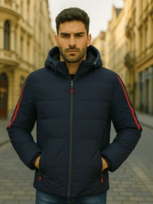 Men's Bobojaco, Men's Padded Jacket, Men's Winter Coat, Men's Windbreaker Jacket, Men's Sports Jacket, Men's Hooded Coat, Men's Casual Jacket, Bobojaco With Zipper, Men's Thermal Coat, Men's Puffer Jacket, Men's Urban Jacket, Men's Light And Warm Coat, Bobojaco With Pockets, Men's Cold Weather Jacket, Men's Windproof Coat, Men's Streetwear Jacket, Waterproof Bobojaco, Men's Travel Jacket, Men's Modern Coat, Comfortable Bobojaco, Men's Jacket With Sleeve Detail, Men's Versatile Coat, Bobojaco With Zipper Closure, Ideal Jacket For Winter, Coat For Men's Everyday Use, Men's Stylish Bobojaco, Urban Casual Jacket, Bobojaco For Cold Days, High Quality Coat For Men, Practical Jacket For Men, Fashionable Bobojaco, Ideal Coat For Men's Outings, Men's Lightweight Jacket, Nylon Bobojaco, Men's Mid-Season Jacket, Padded Coat - 藏蓝色 - 查看 1