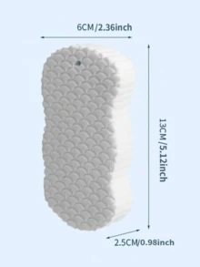 1 szt. gąbka do szorowania łazienki, ręcznik do szorowania martwego naskórka, bezbolesna gąbka do szorowania, bezbolesna gąbka do czyszczenia, piłka do kąpieli, akcesorium letnie, miękka gąbka do kąpieli odpowiednia dla dorosłych bez podrażnień skóry (kolor losowy)