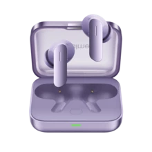Realme Buds Air 7 真無線耳機，12.4mm 超大鈦金屬低音驅動單體，52dB 智慧主動降噪，Hi-Res 與 LHDC 5.0 音訊，最高 52 小時續航，360° 空間音效 - 紫色 - 查看 2