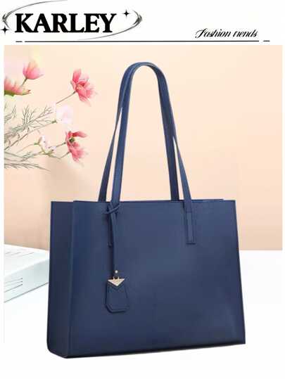 High-Quality Genuine Leather Women's Shoulder Bag, Large Capacity Tote Bag, Commuter Shoulder Bag, 2024 Autumn/Winter New Arrival, Premium Material, Exquisite