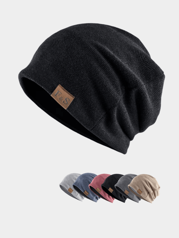 1 Stück Herren einfarbige lässige Street Hip Hop Beanie Mütze für den Herbst