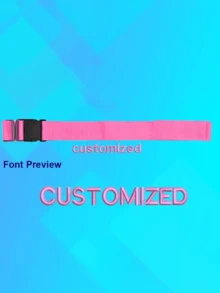 Personalized Luggage Strap, Customized Name Luggage Strap, Luggage Identification Belt, Luggage Fixing Strap, Luggage Waist Belt, Luggage Wrapping Strap
