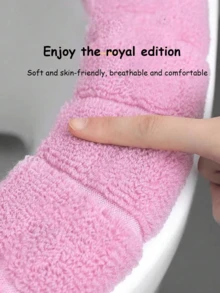 1/2/5pcs Thickened Toilet Seat Covers, Soft & Comfortable, Elastic, Easy To Install, Creative Pumpkin Pattern, Universal Toilet Seat Covers, Thick & Washable, Bathroom Decor, Winter Decoration