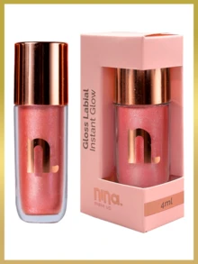 Instant Glow Lip Gloss 4ml Nina Make Up - thạch anh hồng - Xem 3