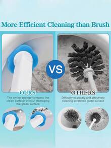 Disposable Toilet Cleaning System Kit, Storage Box And 12 Toilet Wand Replacement Heads, Disposable Toilet Brush (Includes 12 Toilet Wand Replacement Heads And Holder), Toilet Cleaning Wand, Toilet Cleaning Supplies For Deep Cleaning And Hygienic Bathroom Maintenance,Christmas,Bathroom Accessories,Home,Bedroom,Bathroom Storage,Toilet Brush